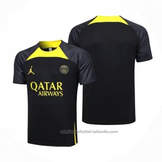 Camiseta de Entrenamiento Paris Saint-Germain Jordan 23/24 Negro