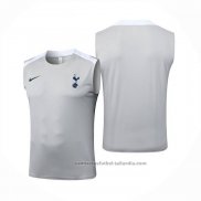 Camiseta de Entrenamiento Tottenham Hotspur Sin Mangas 25/26 Gris