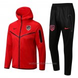 Chandal con Capucha del Atletico Madrid 22/23 Rojo