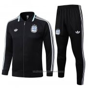 Chandal de Chaqueta del Argentina Nino 26/27 Negro
