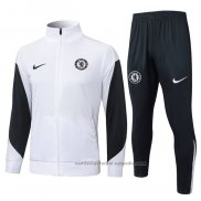 Chandal de Chaqueta del Chelsea Nino 25/26 Blanco