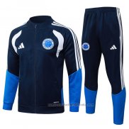 Chandal de Chaqueta del Cruzeiro Nino 25/26 Azul