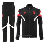Chandal de Chaqueta del Manchester United Nino 24/25 Negro