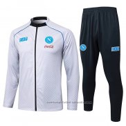 Chandal de Chaqueta del Napoli Nino 25/26 Blanco