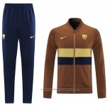 Chandal de Chaqueta del Pumas UNAM 21/22 Marron