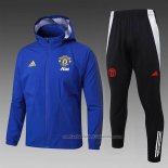 Chandal de Rompevientos del Manchester United 24/25 Azul