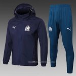 Chandal de Rompevientos del Olympique Marsella 24/25 Azul