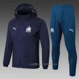 Chandal de Rompevientos del Olympique Marsella 24/25 Azul
