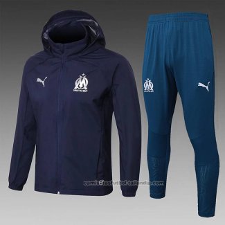 Chandal de Rompevientos del Olympique Marsella 24/25 Azul