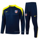 Chandal de Sudadera del Atletico Madrid Nino 25/26 Azul