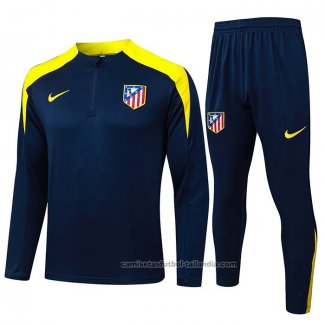 Chandal de Sudadera del Atletico Madrid Nino 25/26 Azul