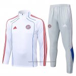 Chandal de Sudadera del Bayern Munich 25/26 Blanco Rojo