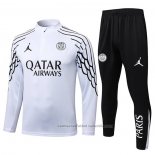 Chandal de Sudadera del Paris Saint-Germain 25/26 Blanco