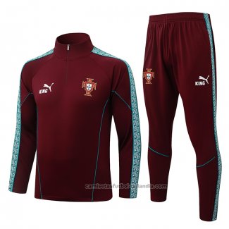 Chandal de Sudadera del Portugal Nino 26/27 Rojo