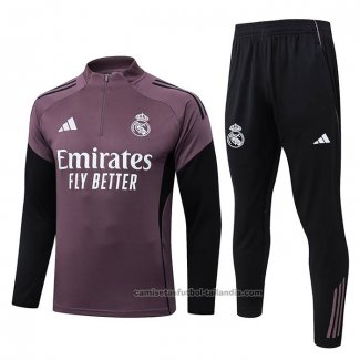 Chandal de Sudadera del Real Madrid 25/26 Purpura