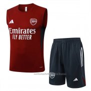 Chandal del Arsenal Sin Mangas 25/26 Rojo