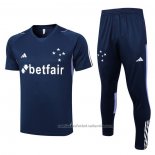 Chandal del Cruzeiro Manga Corta 23/24 Azul