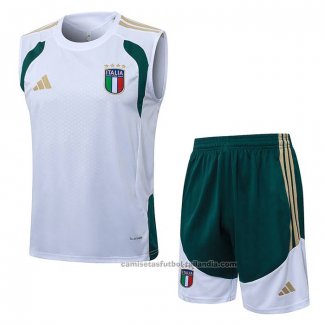 Chandal del Italia Sin Mangas 25/26 Blanco