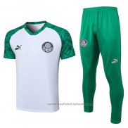 Chandal del Palmeiras Manga Corta 23/24 Blanco