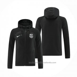 Chaqueta con Capucha del Barcelona 22/23 Negro