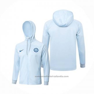 Chaqueta con Capucha del Inter Milan 23/24 Azul