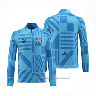 Chaqueta del Manchester City 22/23 Azul Claro