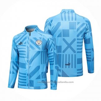 Chaqueta del Manchester City 22/23 Azul Claro