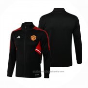 Chaqueta del Manchester United 22/23 Negro y Rojo