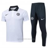 Conjunto Polo del Chelsea 25/26 Blanco