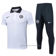 Conjunto Polo del Chelsea 25/26 Blanco