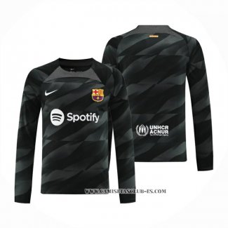 Camiseta Barcelona Portero Manga Larga 23/24 Negro