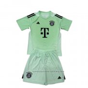 Camiseta Bayern Munich Portero Nino 25/26 Verde