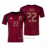 Camiseta Belgica Jugador Doku 1ª 2024