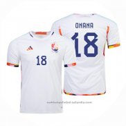 Camiseta Belgica Jugador Onana 2ª 2022