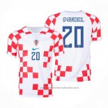 Camiseta Croacia Jugador Gvardiol 1ª 2022