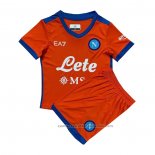 Camiseta Napoli 3ª Nino 21/22
