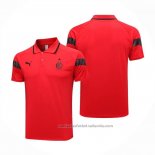 Camiseta Polo del AC Milan 23/24 Rojo