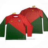 Camiseta Portugal 1ª Manga Larga 2022