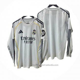 Camiseta Real Madrid 1ª Manga Larga 25/26
