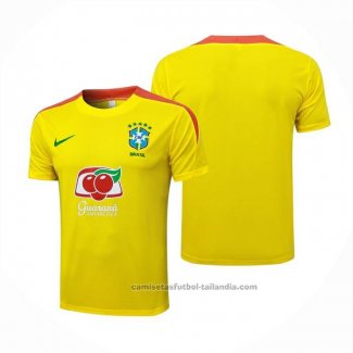 Camiseta de Entrenamiento Brasil 25/26 Amarillo