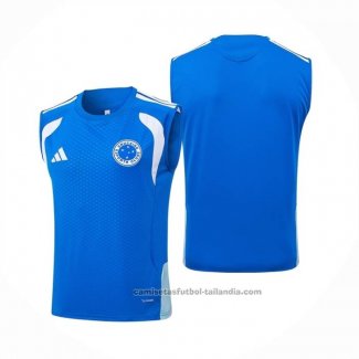 Camiseta de Entrenamiento Cruzeiro Sin Mangas 25/26 Azul