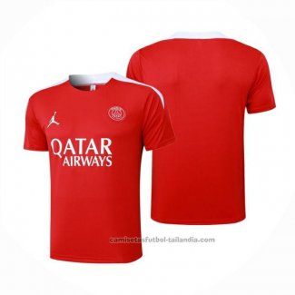 Camiseta de Entrenamiento Paris Saint-Germain Jordan 24/25 Rojo