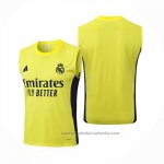 Camiseta de Entrenamiento Real Madrid Sin Mangas 25/26 Amarillo