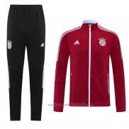 Chandal de Chaqueta del Bayern Munich 21/22 Rojo