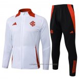 Chandal de Chaqueta del SC Internacional 24/25 Blanco
