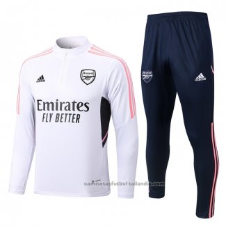 Chandal de Sudadera del Arsenal 22/23 Blanco