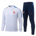 Chandal de Sudadera del Francia 26/27 Blanco