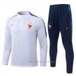 Chandal de Sudadera del Francia 26/27 Blanco