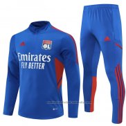 Chandal de Sudadera del Lyon 22/23 Azul