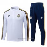Chandal de Sudadera del Real Madrid Nino 2026/27 Blanco